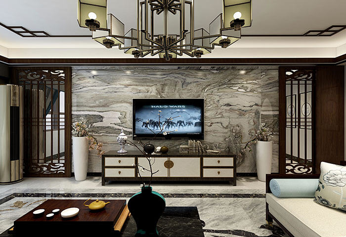 依云四季,新中式風格