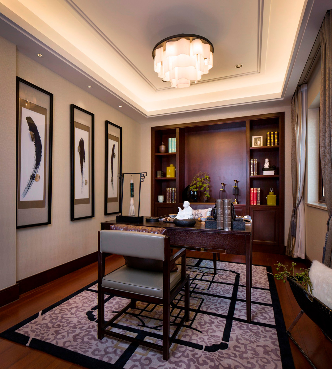 雍華府160㎡四室兩廳茶室新中式風(fēng)格裝修案例效果圖-詳細.jpg